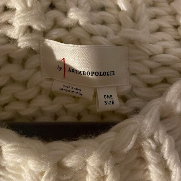 Anthropologie Women's White and Cream Gilet - Picture 4 of 5